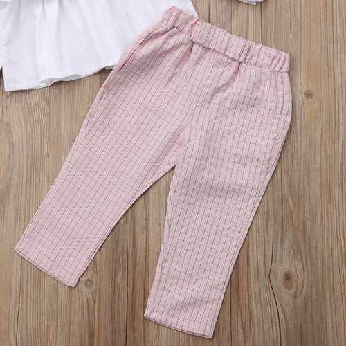 Fashion Pricess Kids Baby Girls Ruffles Fall