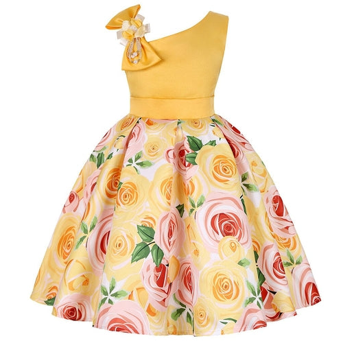 2019 NEW Fashion Sweet Floral Baby Girl Princess