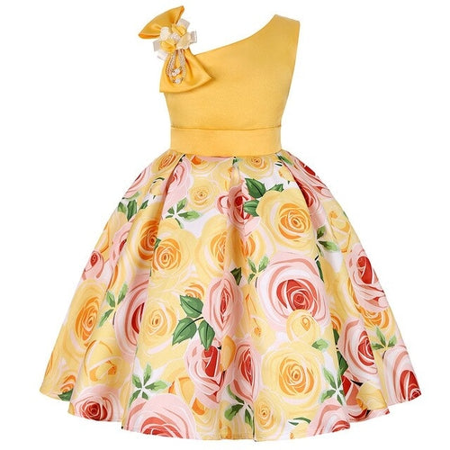 2019 NEW Fashion Sweet Floral Baby Girl Princess