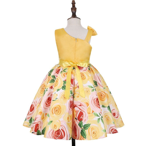 2019 NEW Fashion Sweet Floral Baby Girl Princess