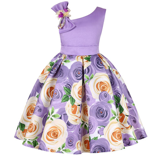 2019 NEW Fashion Sweet Floral Baby Girl Princess
