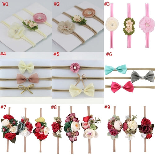 3PCS/Sets Toddler Kids Girls Boys Baby Headband