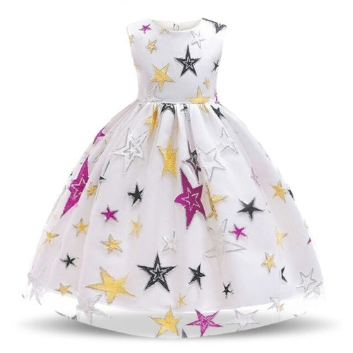 4 10 Year Fancy Year Party Girl Dress Night