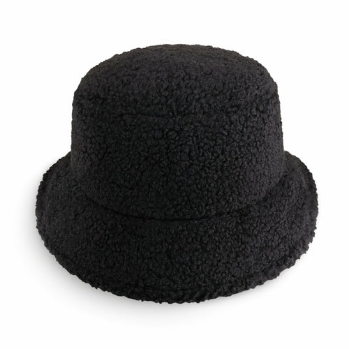 Sherpa Bucket Hat for Winter – Cozy Fleece Bucket Hat with Adjustable