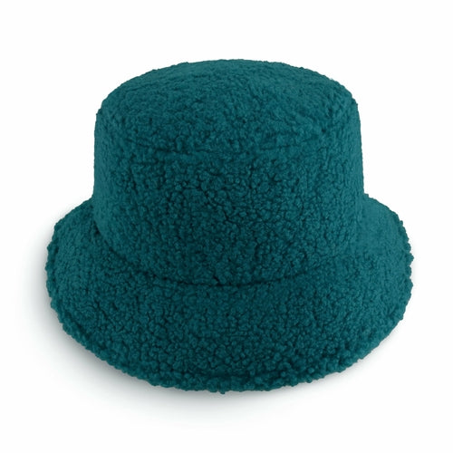 Sherpa Bucket Hat for Winter – Cozy Fleece Bucket Hat with Adjustable