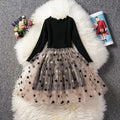 Baby Girls Long Sleeves Dress Sequins Star Party