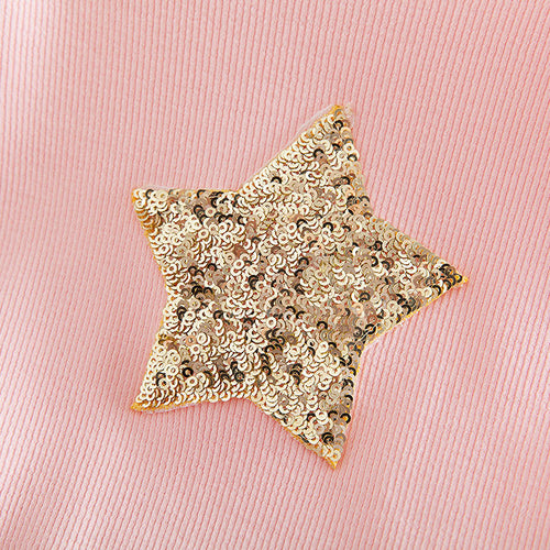 Baby Girls Long Sleeves Dress Sequins Star Party