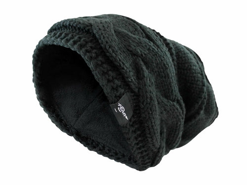 Warmest Fleece Lined Slouch Baggy Women Beanie Hat Winter Soft Warm