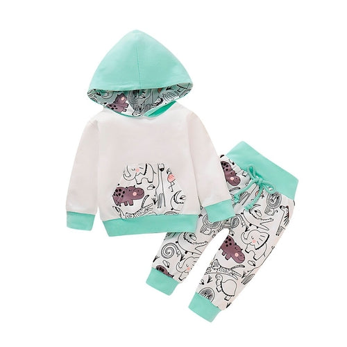 Infant Baby Boys Girls Cartoon Print Pullover