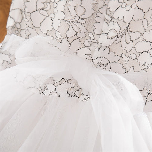 Lace Princess Kids Baby Girl Fancy Wedding Party
