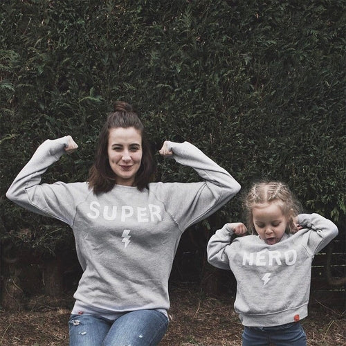 Mum and Baby Daughter Clothes Matching Shirts for