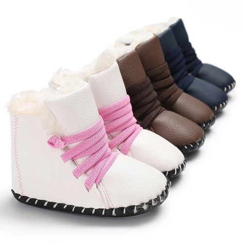 New Newborn Baby Girls Boys Snow Boots Winter