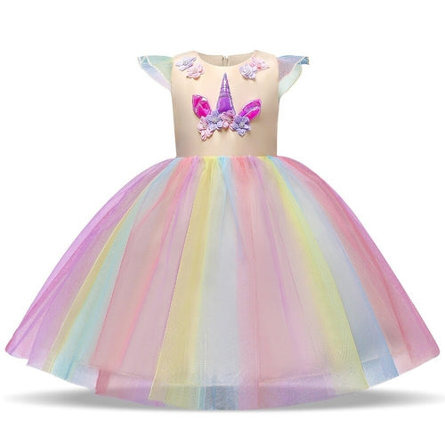 Princess Party Dress Unicorn Party Girls