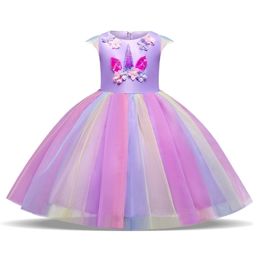Princess Party Dress Unicorn Party Girls