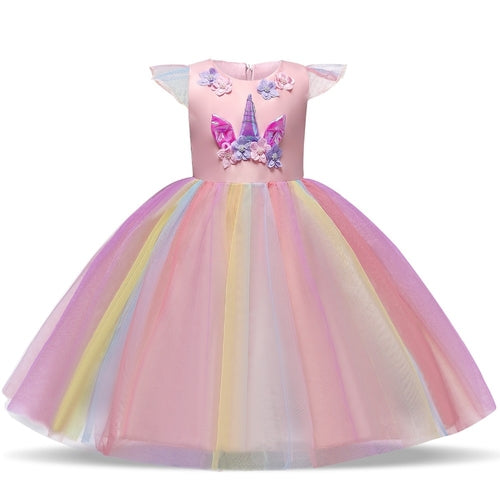 Princess Party Dress Unicorn Party Girls