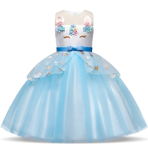 Princess Party Dress Unicorn Party Girls
