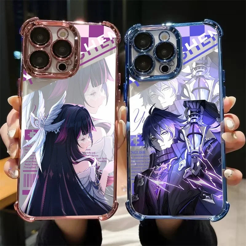 Genshin Impact Flins Phone Case For Huawei Honor 400 600 Pro Lite Magic 7Lite X9D X8C X8B X8A X9B X7A X9A X6A X7D Clear Cover