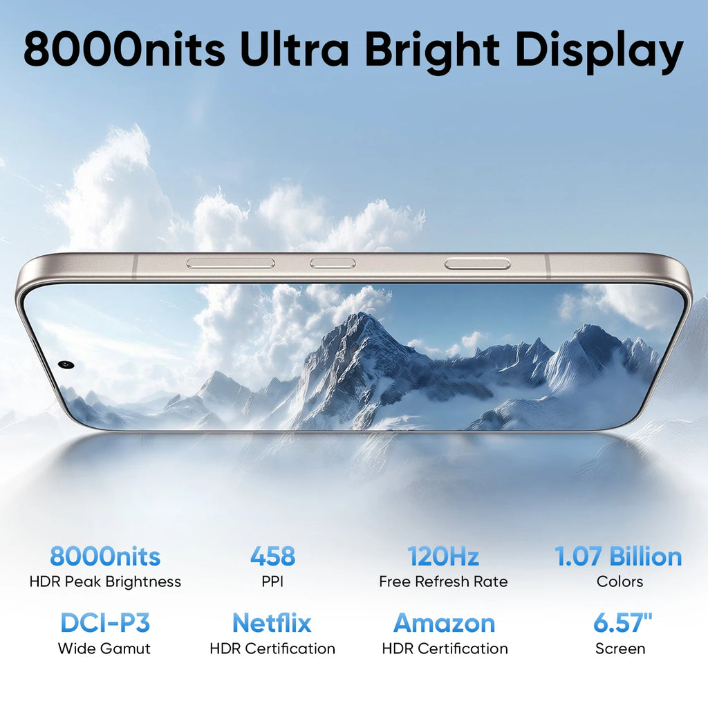 Global Version HONOR 600 5G Smartphone 7000mAh 80W SuperCharge 200MP Main Camera 6.57" AMOLED MagicOS 10 Snapdragon 7 Gen 4 NFC