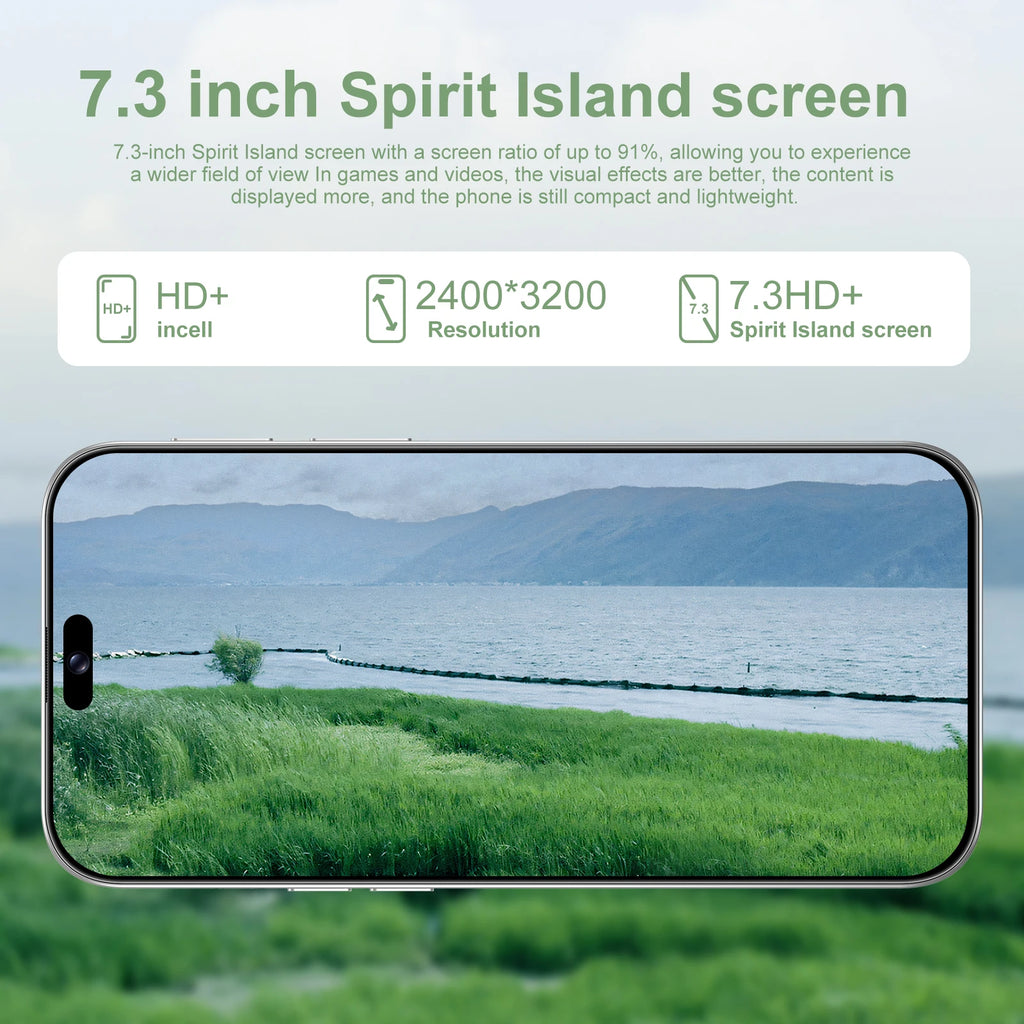 2026 Hot Sale I16 Pro Max High Quality Original Global Version Intelligent 4G Dual Card Mobile Phones 7800mAh Battery