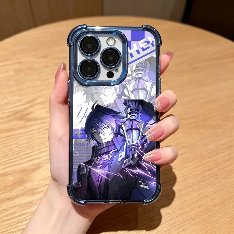 Genshin Impact Flins Phone Case For Huawei Honor 400 600 Pro Lite Magic 7Lite X9D X8C X8B X8A X9B X7A X9A X6A X7D Clear Cover