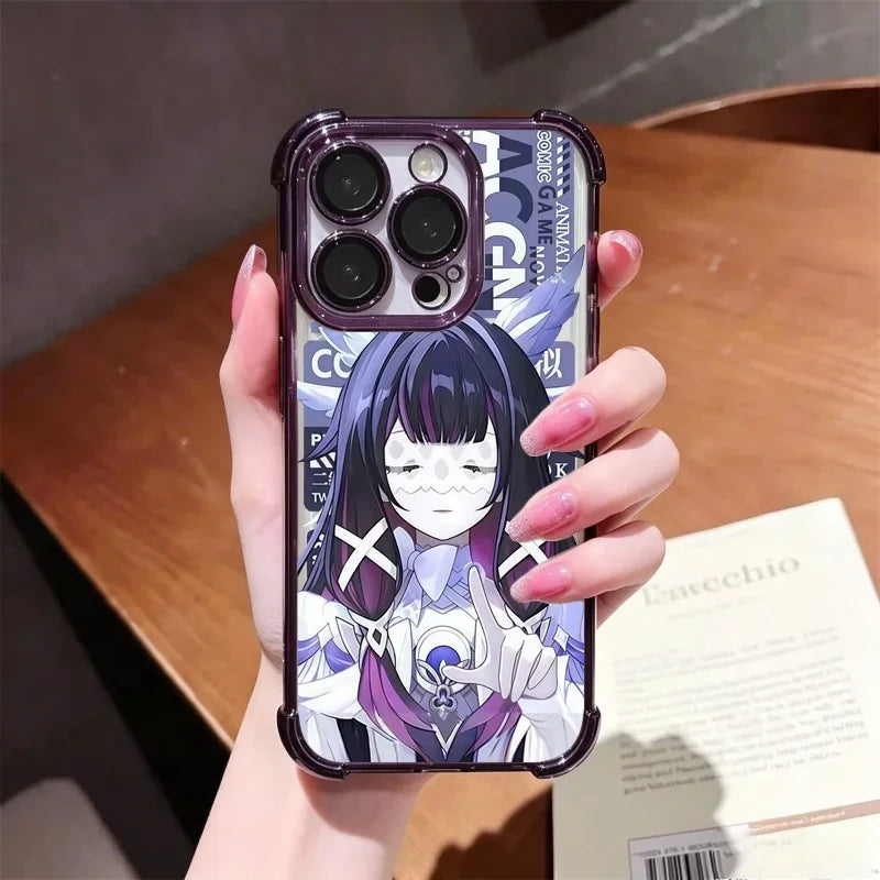 Genshin Impact Flins Phone Case For Huawei Honor 400 600 Pro Lite Magic 7Lite X9D X8C X8B X8A X9B X7A X9A X6A X7D Clear Cover