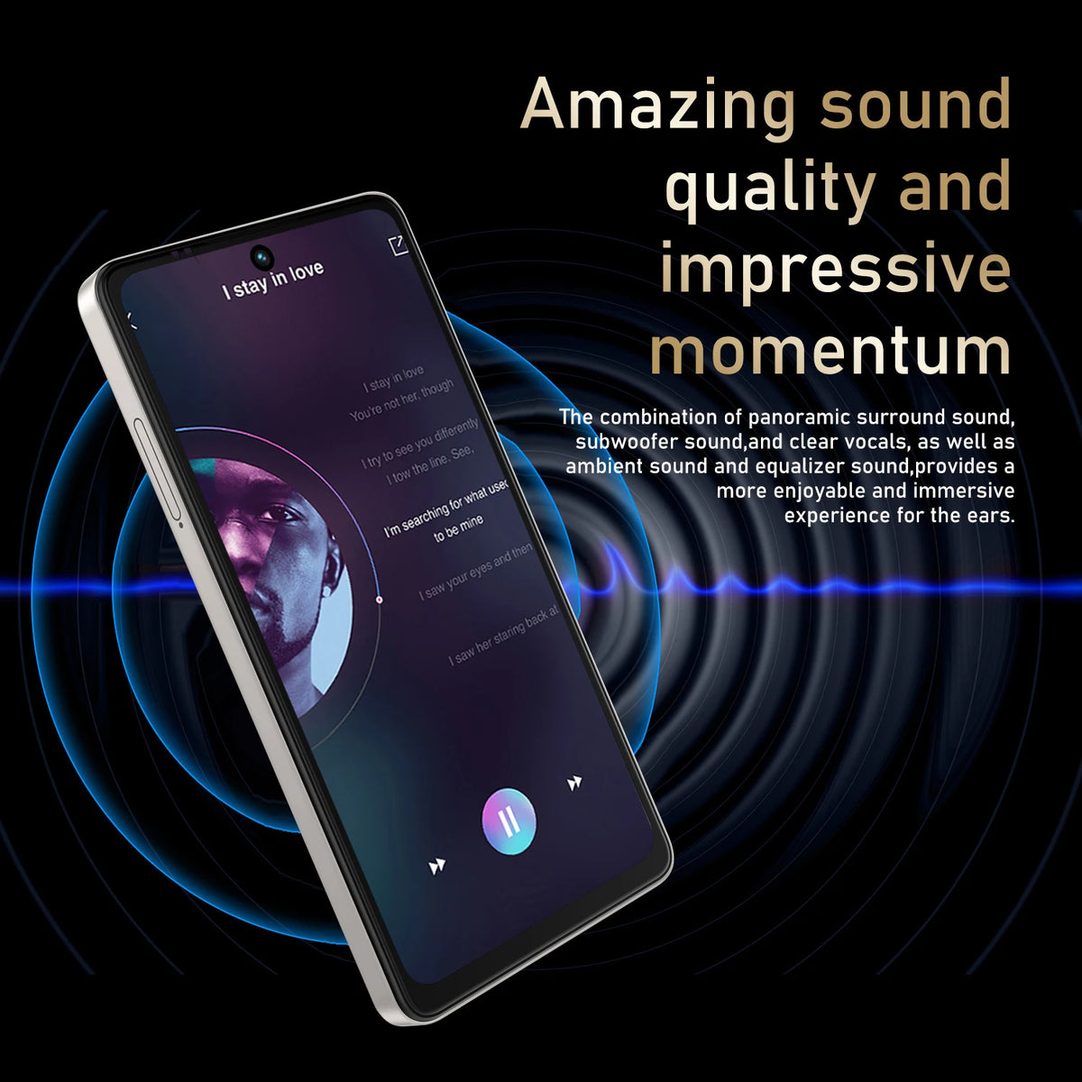 FUFFI Global Vision S25 Smartphone Android 2500mAh 8G RAM 256GB ROM 5.5 Inch 720x1612HD Cellphone 5+13MP 4G Network Mobile Phone