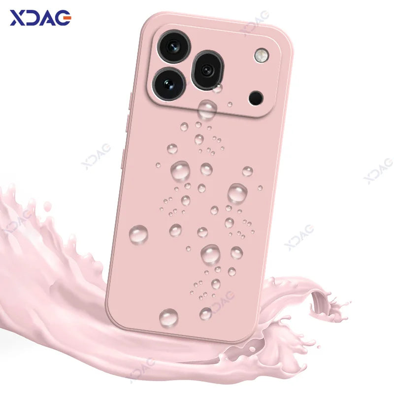 Minimalist Phone Cases for Honor 600 Pro Global Version with Camera Protection Straight Edge Slim Design Liquid Silicone Cover