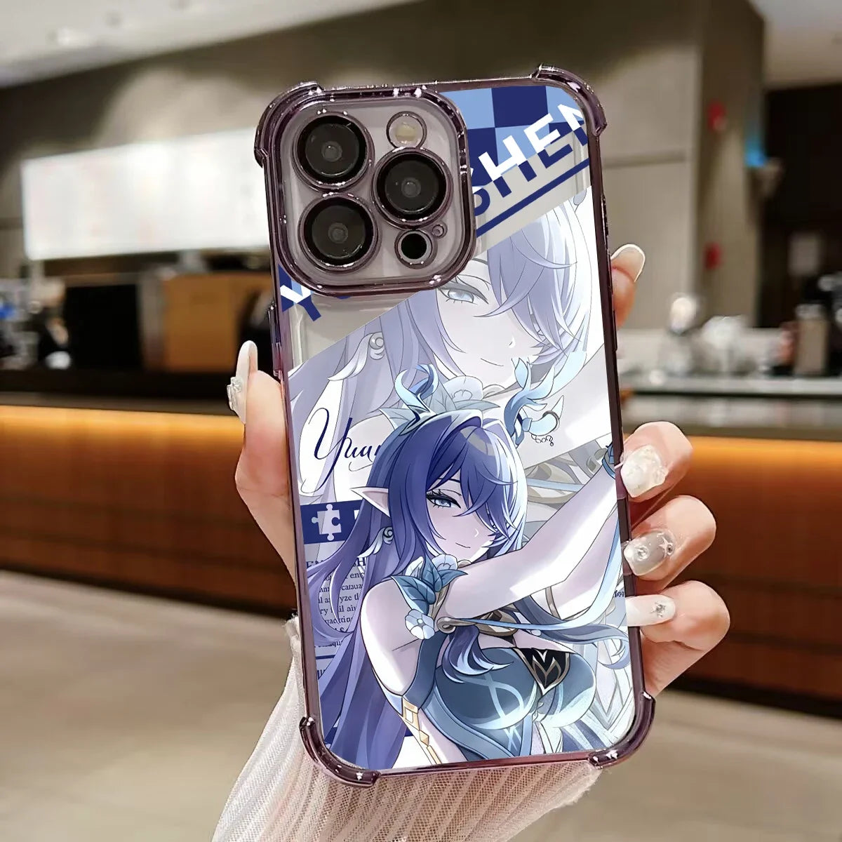 Genshin Impact Flins Phone Case For Huawei Honor 400 600 Pro Lite Magic 7Lite X9D X8C X8B X8A X9B X7A X9A X6A X7D Clear Cover