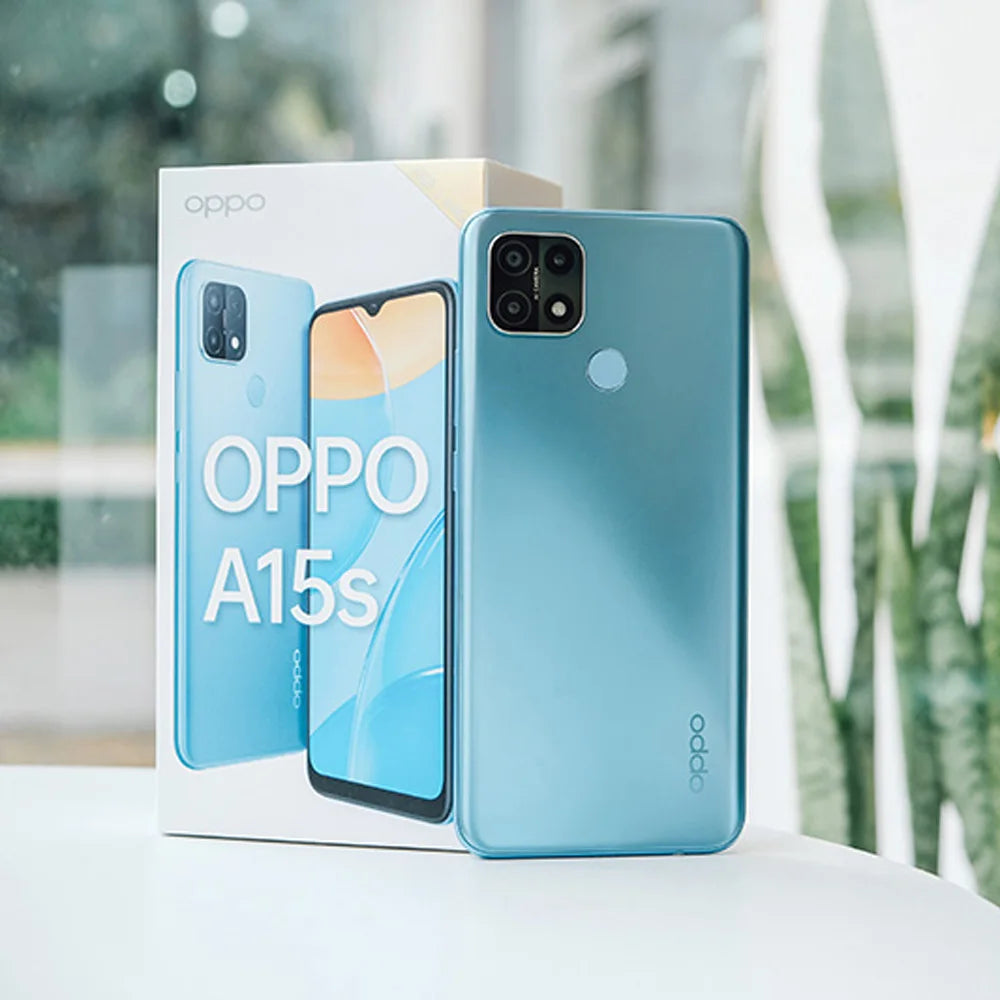 Brand New OPPO A15s Overseas Version CPH2179 6.52" HD Display Triple Rear Camera Dual SIM 4G Long Standby Budget Smart Phone