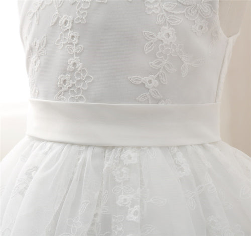 Solid Children Dress Style Cute Ball Gown