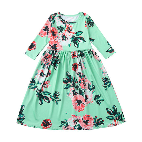 Summer Cute Toddler Baby Girl Kids 3/4 Sleeve