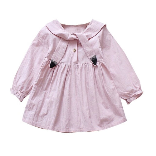 Toddler Baby Kid Girl Long Sleeve Cartoon Cat