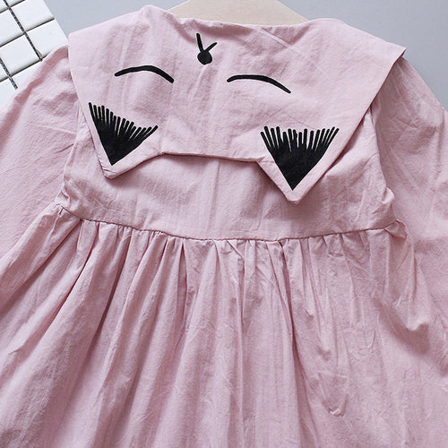 Toddler Baby Kid Girl Long Sleeve Cartoon Cat