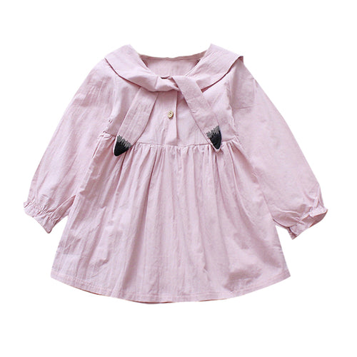 Toddler Baby Kid Girl Long Sleeve Cartoon Cat