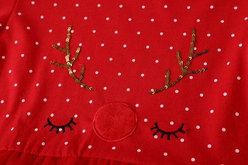 Toddler Kids Baby Girls Christmas Dot Print Tulle