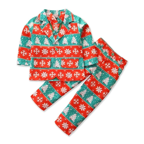 Toddler Kids Long Sleeve Christmas Santa Claus