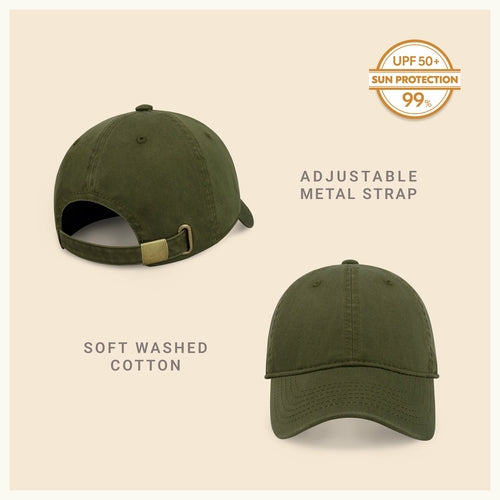 Classic Everyday Baseball Cap - Adjustable Cotton Dad Hat
