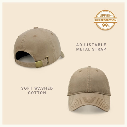 Classic Everyday Baseball Cap - Adjustable Cotton Dad Hat