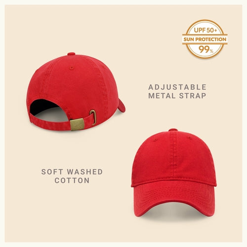 Classic Everyday Baseball Cap - Adjustable Cotton Dad Hat