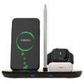 Multi-functional QI wireless charger station 3 in 1 base for Phone,
